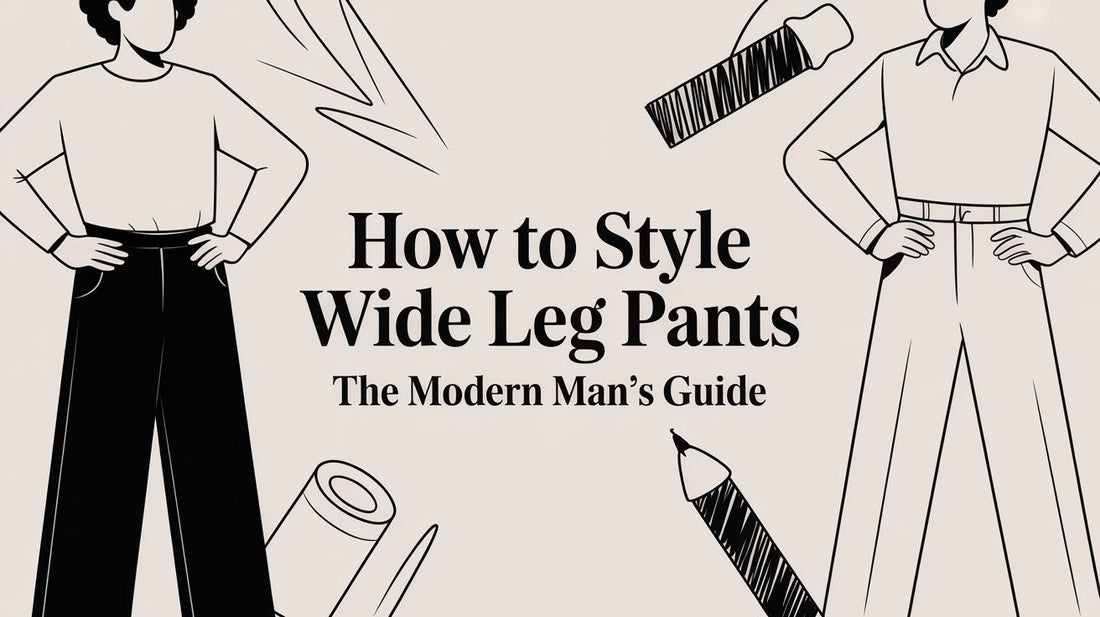 How to Style Wide Leg Pants The Modern Man's Guide