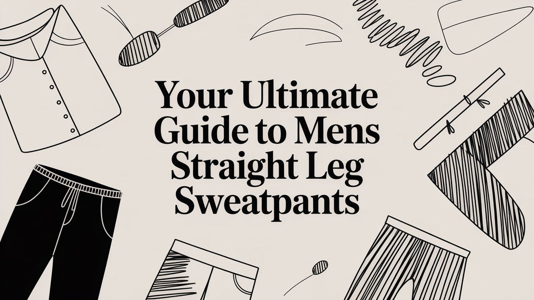 Your Ultimate Guide to Mens Straight Leg Sweatpants