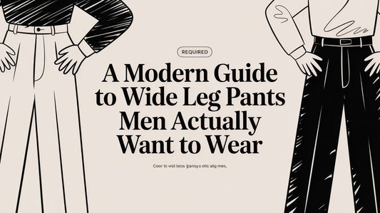 A Modern Guide to Wide Leg Pants Men Actually Want to Wear
