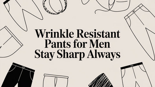 Wrinkle Resistant Pants for Men Stay Sharp Always